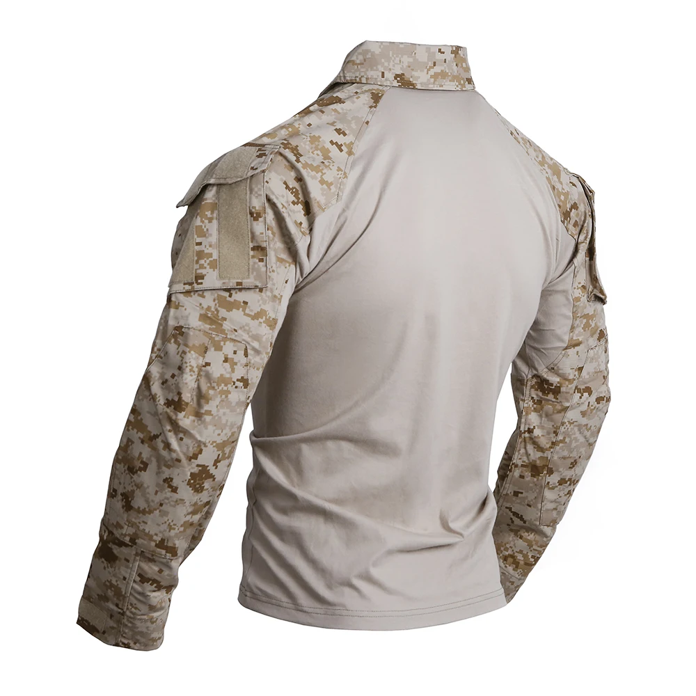 Emersongear Taktische E3 Kampfuniform-Sets 2017 Hemd Hose Oberteile Dienst-Cargohose Herren Tarnanzüge Sport Wandern AOR1 – Detail 4