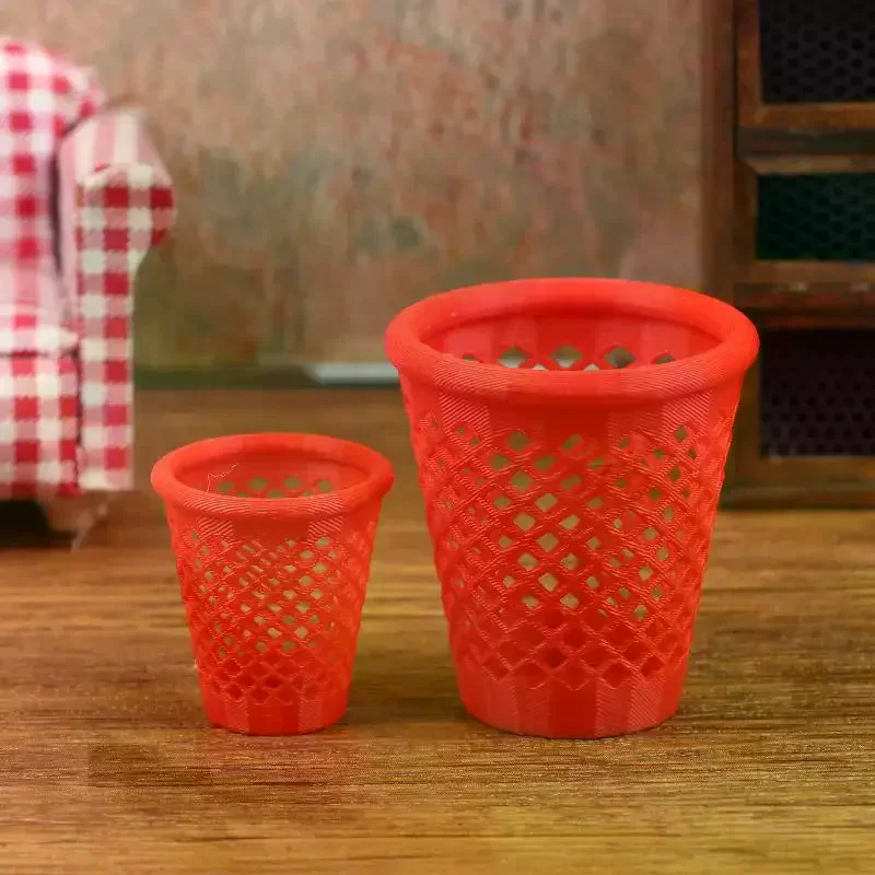 Modèle de poubelle creuse miniature 1/12 pour maison de poupée, décoration de mobilier de maison de poupée, ornement de micro-scène pour maison de poupée