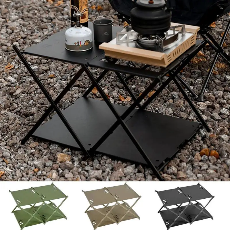 

1PC Portable Foldable Table Camping Outdoor Furniture Computer Bed Tables Picnic Aluminium Alloy Ultra Light Folding Desk