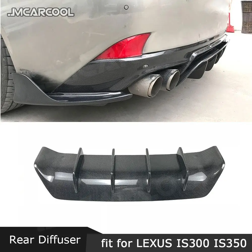 

Carbon Fiber Material Rear Lip Diffuser With Splitter FRP Bumper Cover for LEXUS IS300 IS350 IS F Sport Sedan 4 Door 2017-2019