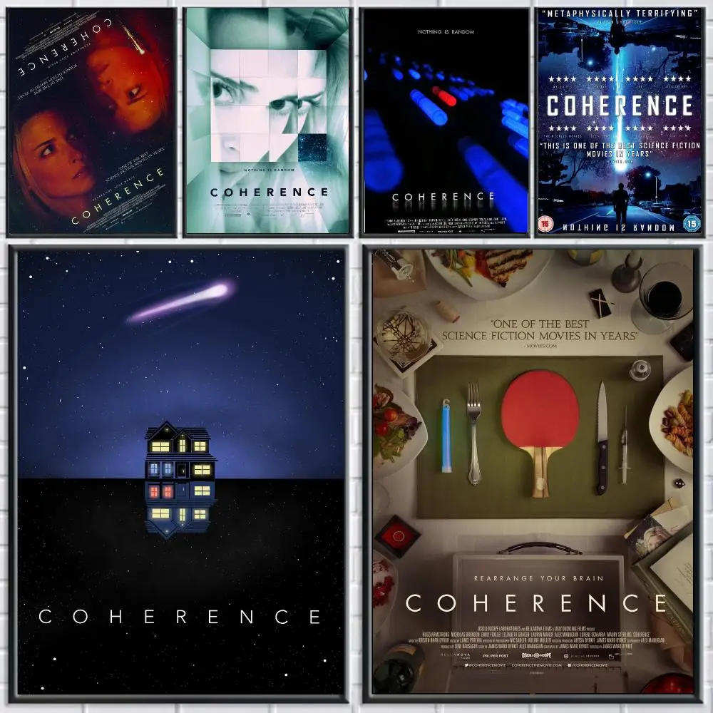 classic movie C-Coherence-E Poster Peel and Stick Wall Art for Cafe Office Bar and Home Decoration