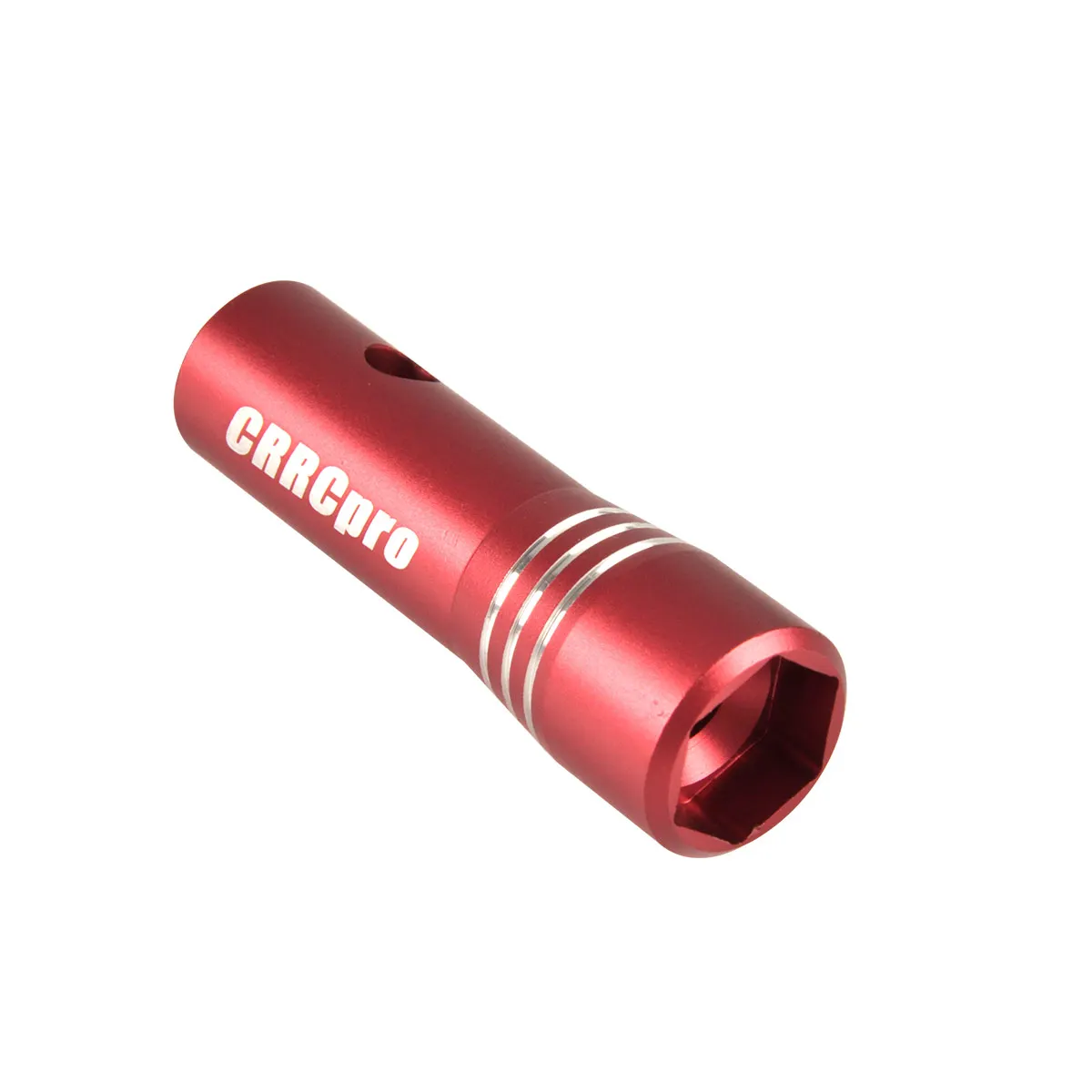 

1Pc Metal Tubular Sleeve Cylindrical red Case For Spark Plug