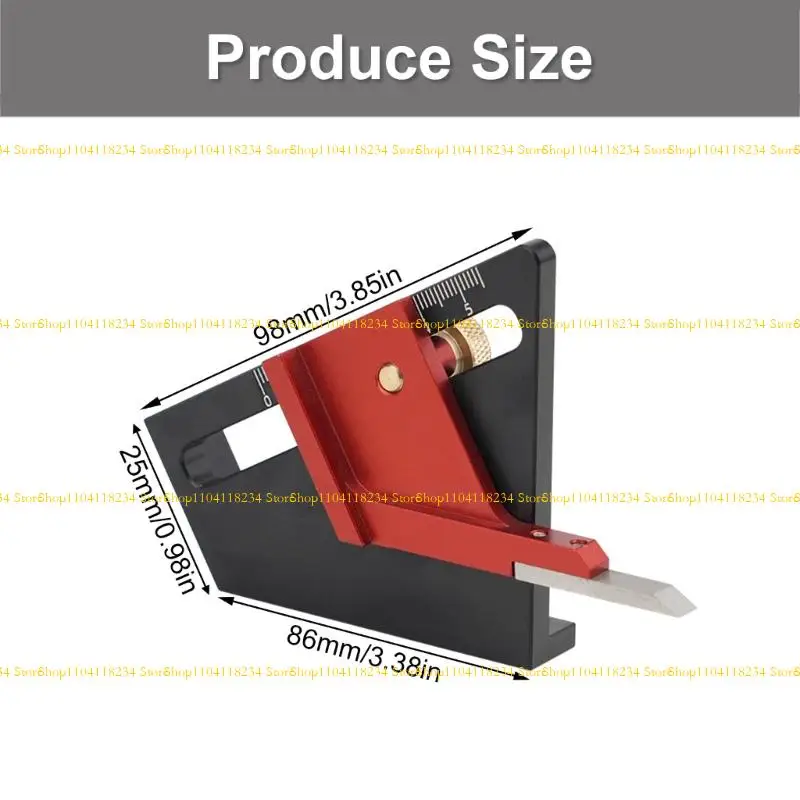 P9FB Depth Measurement Tool Portable Aluminum Altimeter Height/Depth Measuring Tool