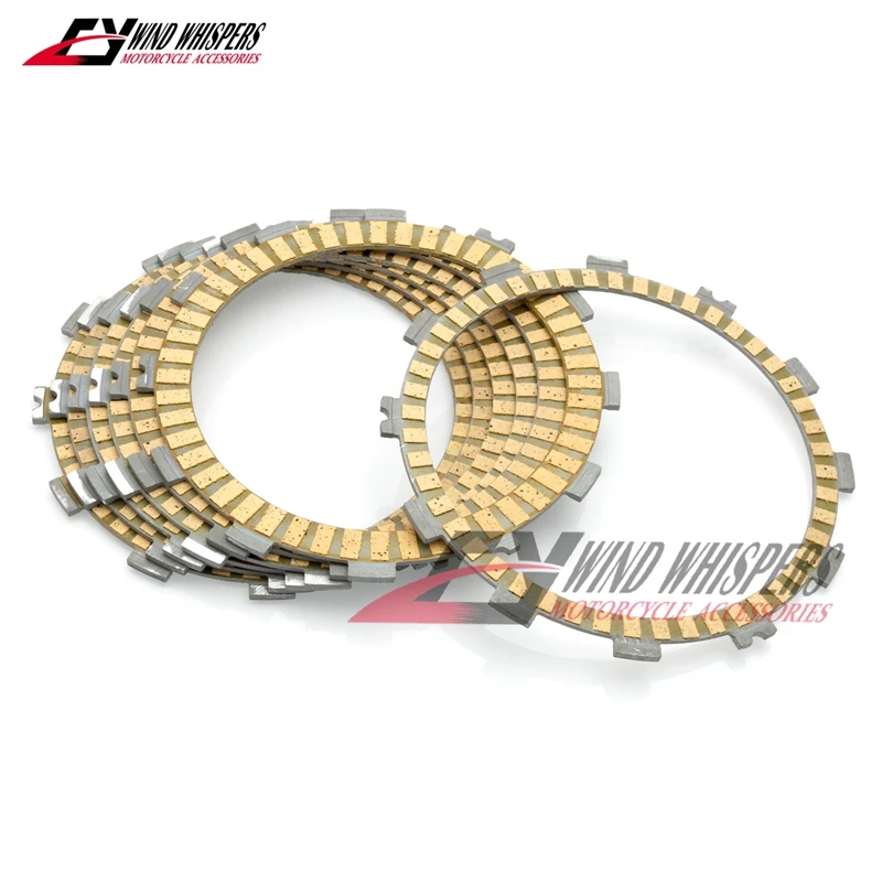 Friction Clutch Discs plates Set For Suzuki SFV 400 600 SFV400 SFV650 Gladius DL650 DL 650 V-Strom ABS Adventure SV650 SV 650 A