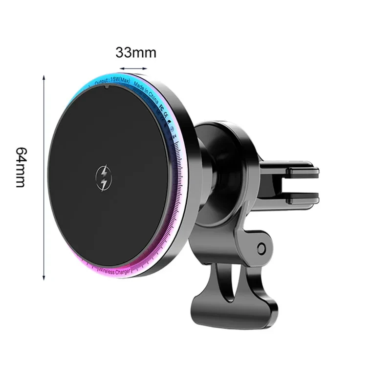 Magnetic Wireless Charger Car Holder for Tesla Model 3 Highland Fast Wireless Charging Mount Smartphone Car Charger for iPhone