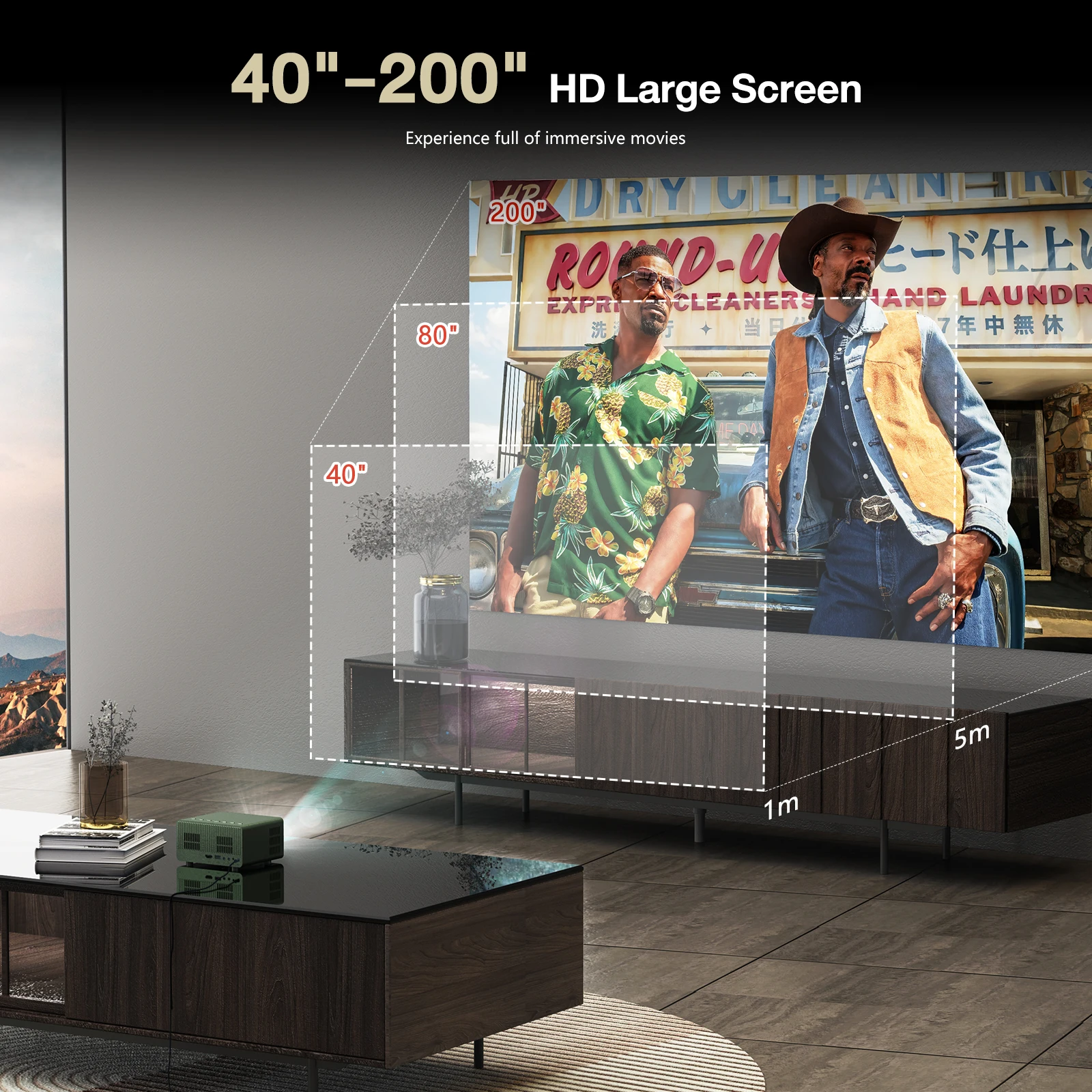 XIDU S2 Mini Projector Support 1080P Full HD 720P LED Projector for Android IPhone IPad UStick TV Beamer 4k Projector Smart Home