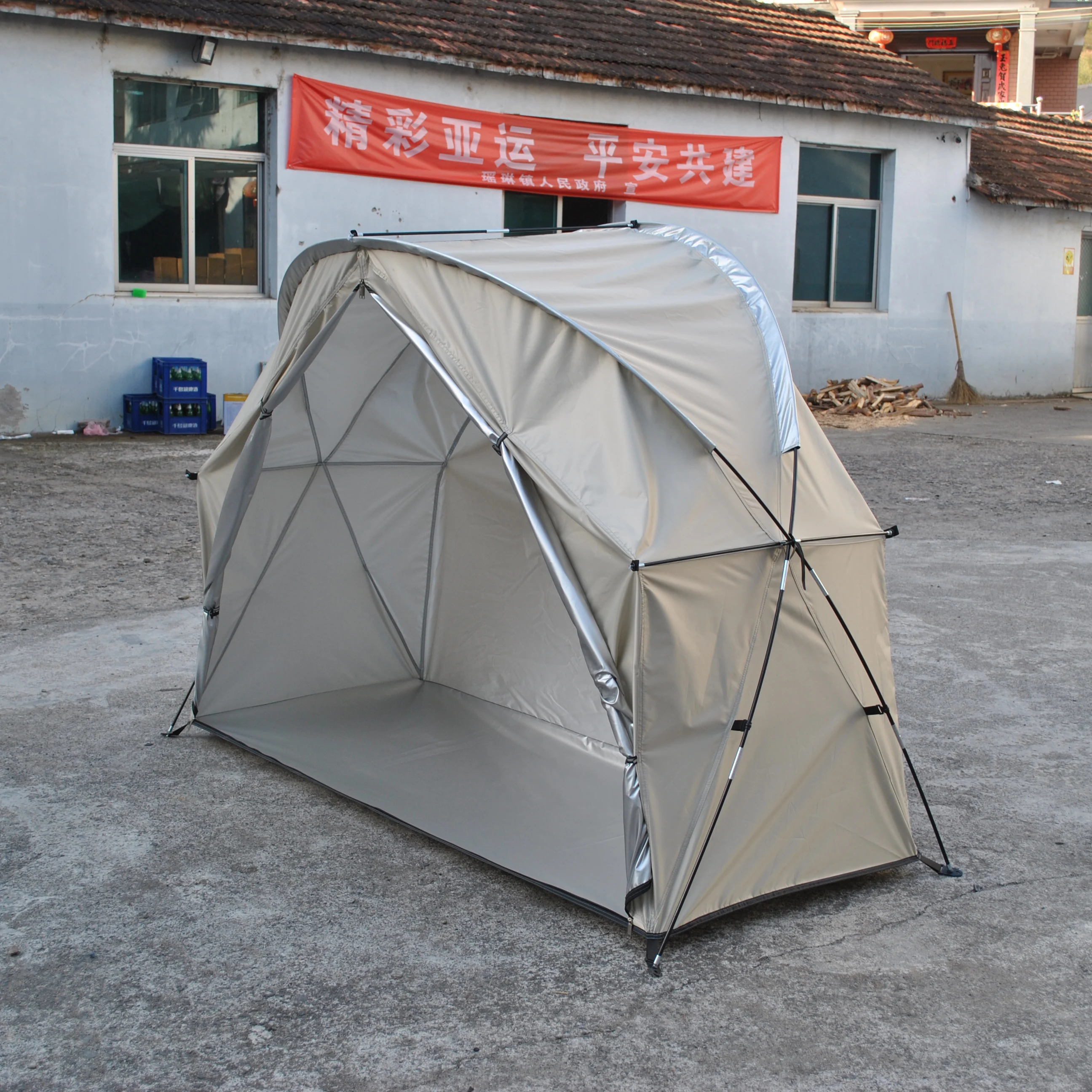 Durable Cot Tent Solo Tent for Camping Cot, 4000mm Waterproof Lighweight Backpacking Tent. Package Not Include Camping Cot