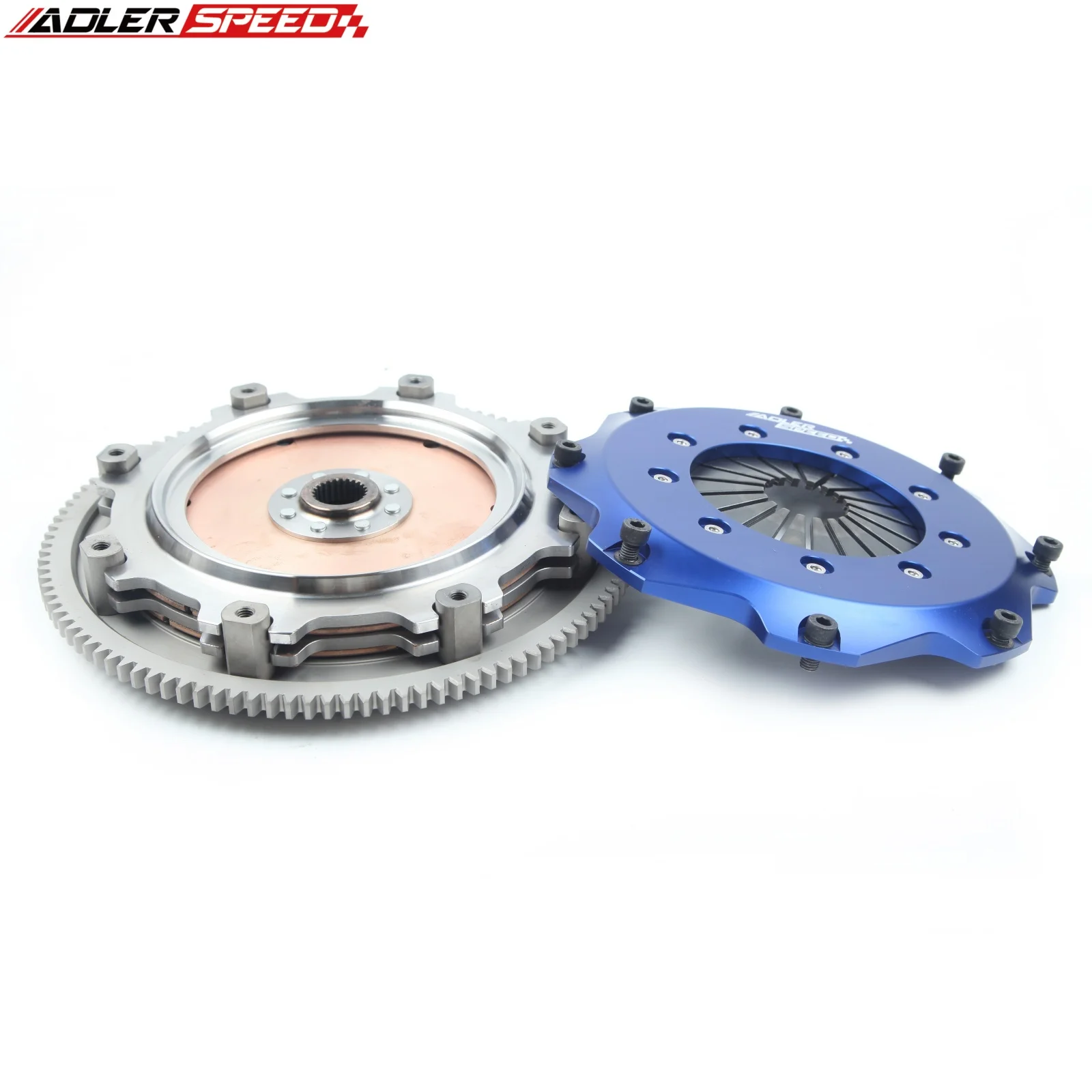 

ADLERSPEED 8.5" inch 215mm Racing Clutch Twin Disc Kit for HONDA ACURA B-SERIES B16 B18 B20