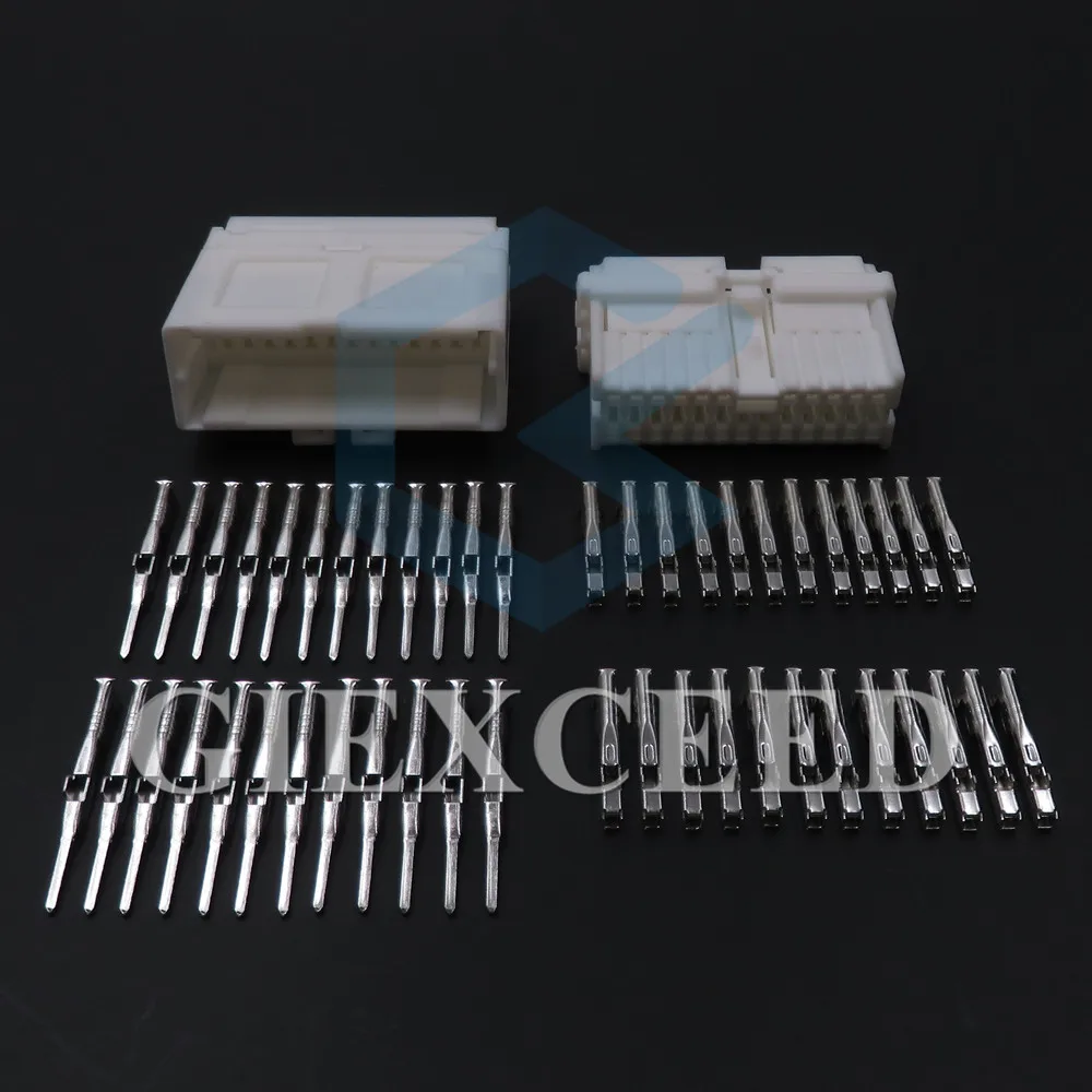 24 Pin 1123364-1 MG653033 1123387-1 AC Assembly Auto Parts Car Electric Cable Plastic Housing Unsealed Socket With Terminal