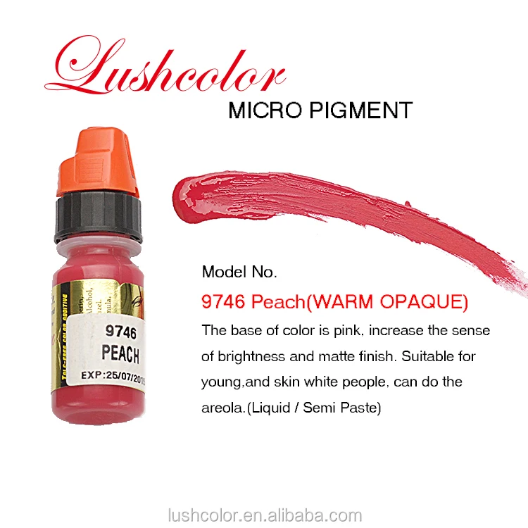 Lushcolor 8 ml Tattoo-Tinte Permanent Make-up Microblading-Tinte Augenbrauen Lippen Microblading Pigmente Semi Permanent Body Art