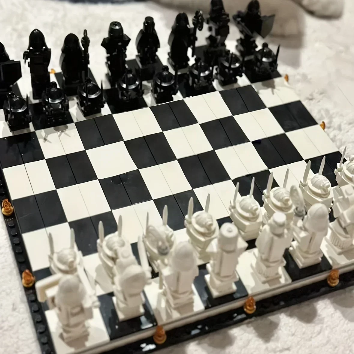 876pcs Chess series, creative chessboard building block toys, educational toys, gifts for friends view 5