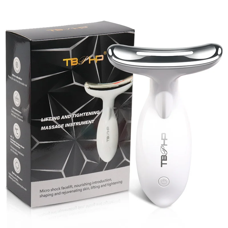 Neck wrinkle analyzer, pale neck wrinkles, nasolabial contouring device, handheld neck and facial massager, neck beauty device