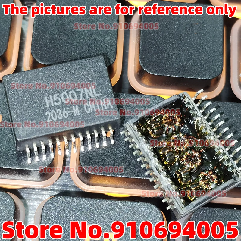 50/30/20PCS H5007NL / H5007NLT H5007 SOP24 Gigabit Single Port Network Filter