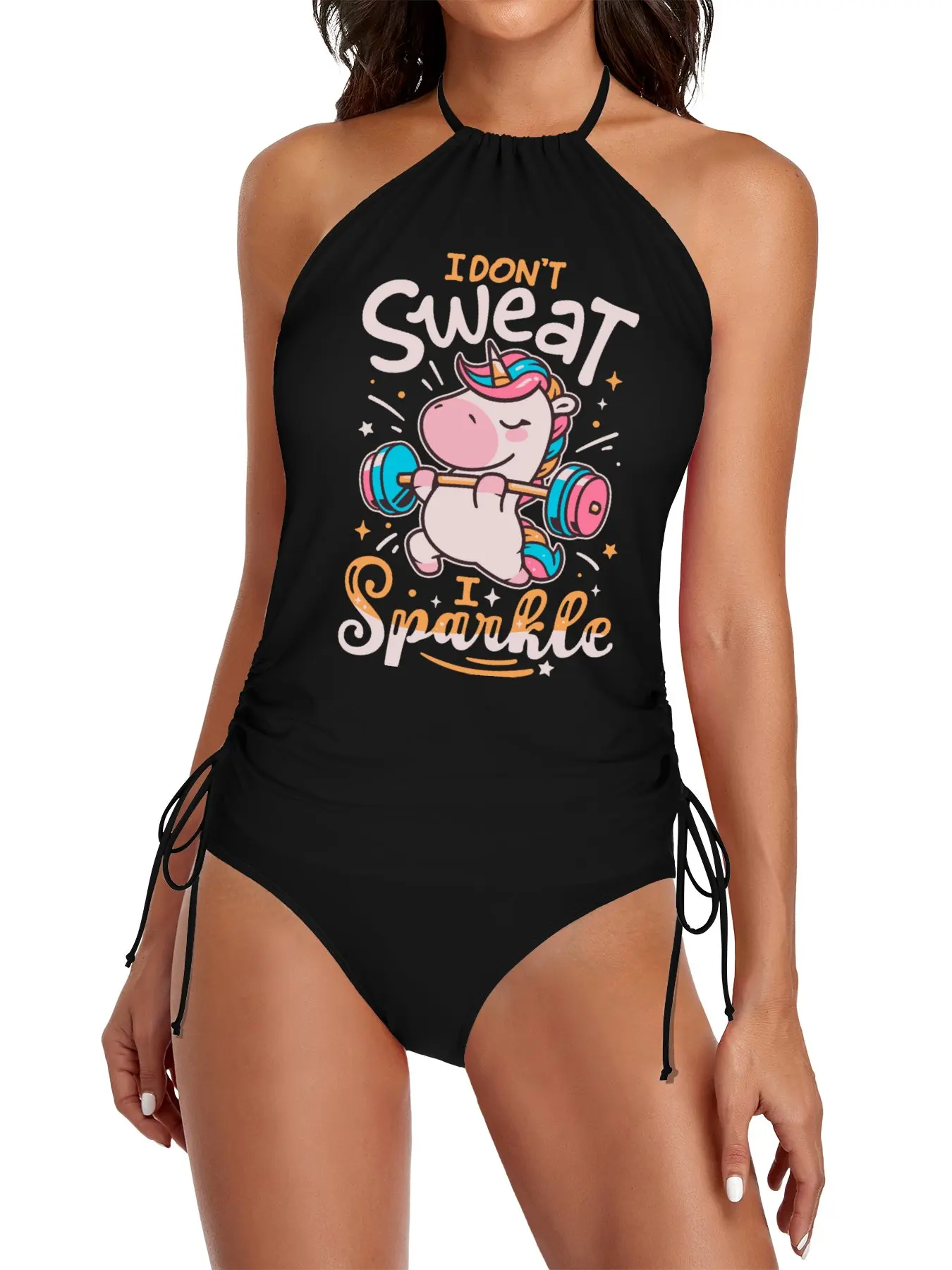 

Unicorn Workout Mode Split Swimsuit Set Women's two-piece swimwear summer women Beachwear