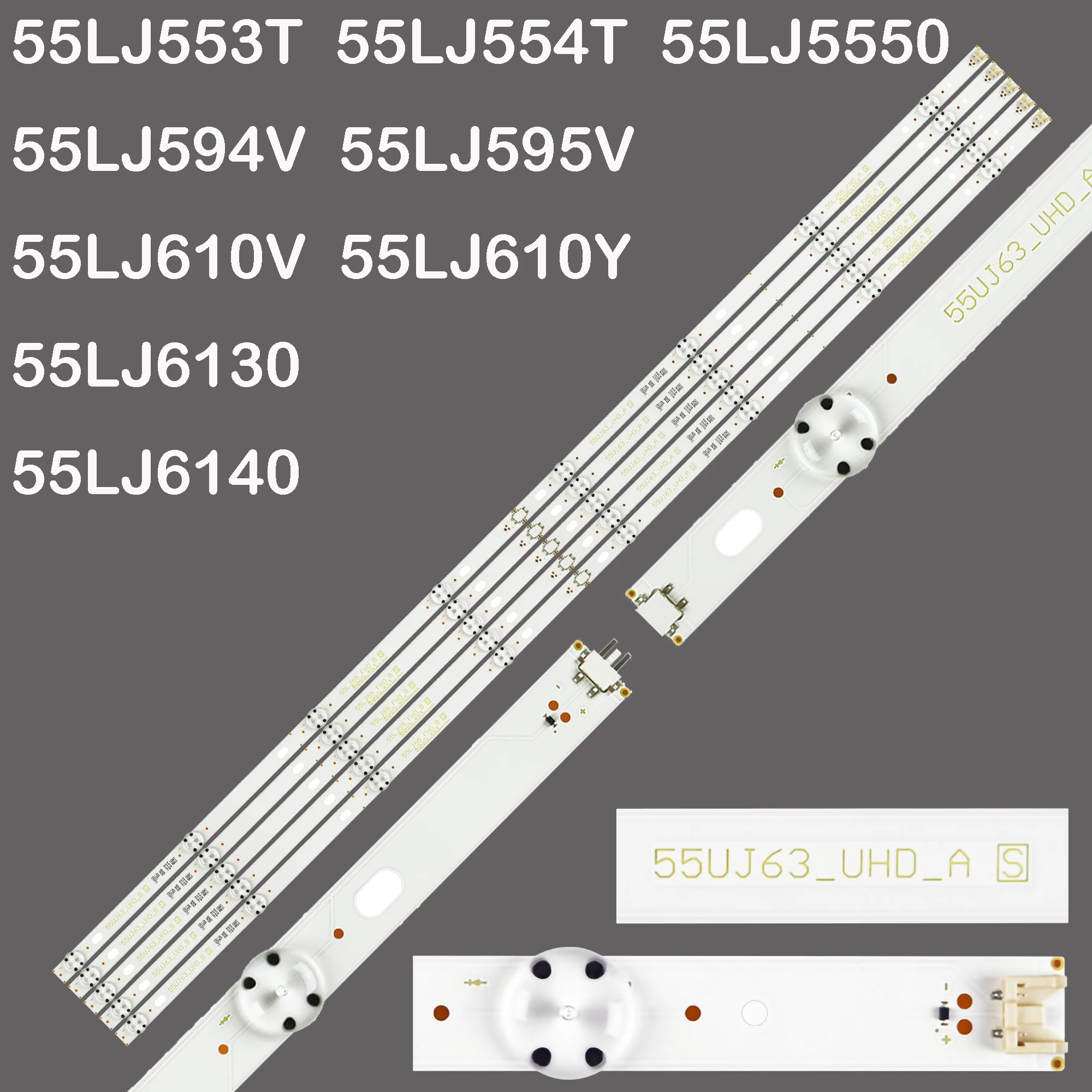 LED Backlight Strip For 55LJ550T 55LJ550V 55LJ550Y 55LJ553T 55LJ554T 55LJ594V 55LJ595V 55LJ610V 55LJ610Y 55LJ6130 55LJ6140