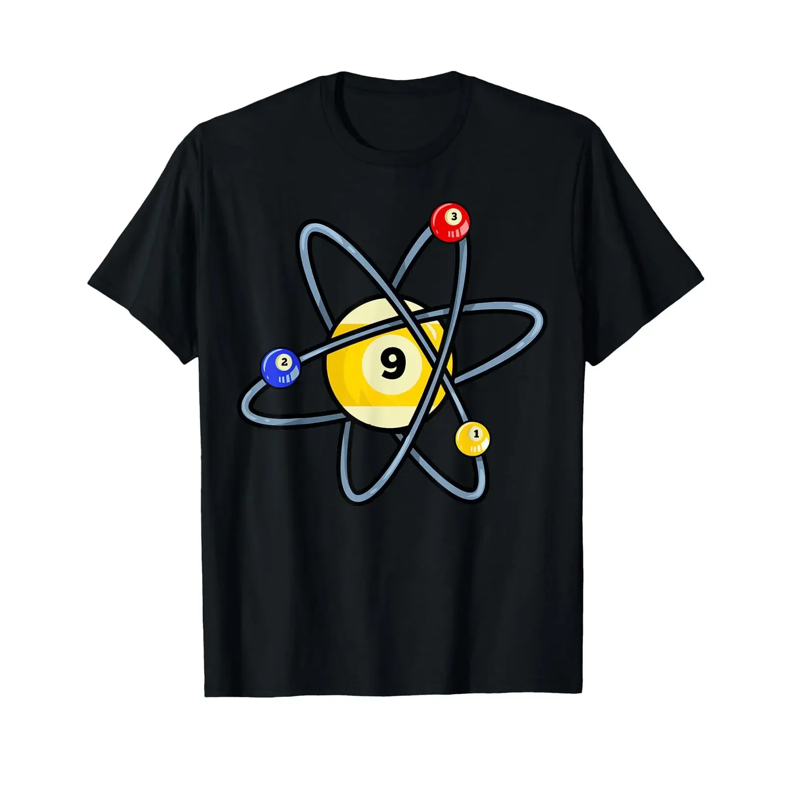 Billiard Pool Player 9 Ball T Shirt vintage Washed Unisex Top For Everyday Wear graphic Casual streetwear homme Versatile