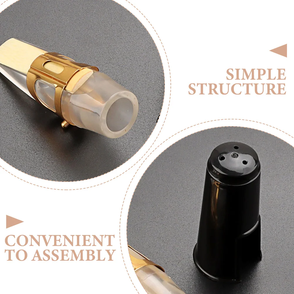 

Alto Saxophone Mouthpiece Cap Plastic Kit Accessories Ligatures Protector Accessory for