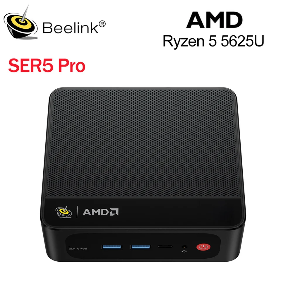Beelink SER5 Pro Ryzen5 5625U Mini PC DDR4 16GB SSD 500GB 480GB