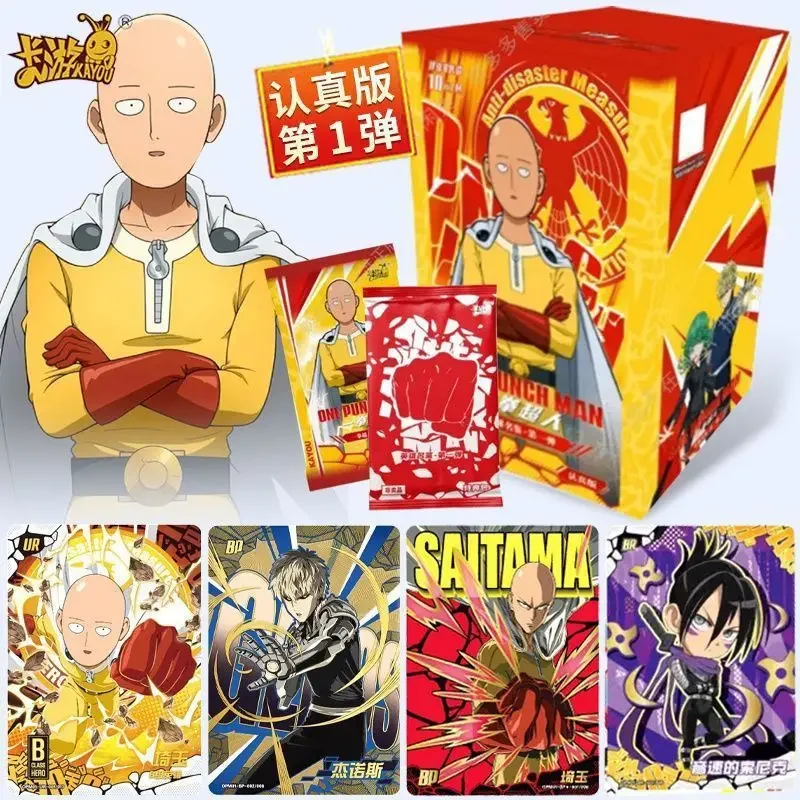 KAYOU Anime One Punch Man Character Cards Glitter Full Art Designs! Includes Saitama Tatsumaki Great for Trading and Collecting