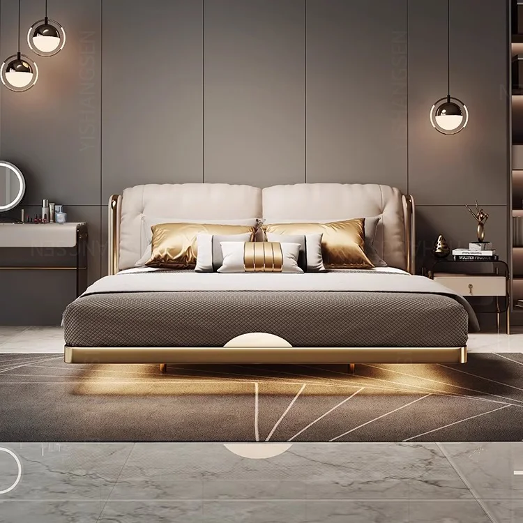 High Quality Minimalist Design Hot Selling Bedroom Furniture Bed Sets Queen king Size Luxury Bedroom for Villa