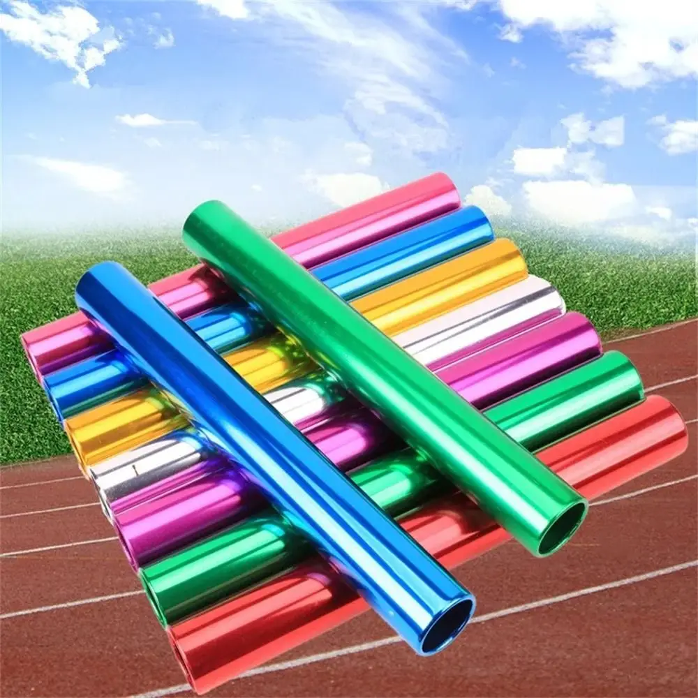 School Aluminum Alloy Relay Baton Athletics Thicken Relay Track Baton 3.8cm Hollow Running Match Baton Sport Tool