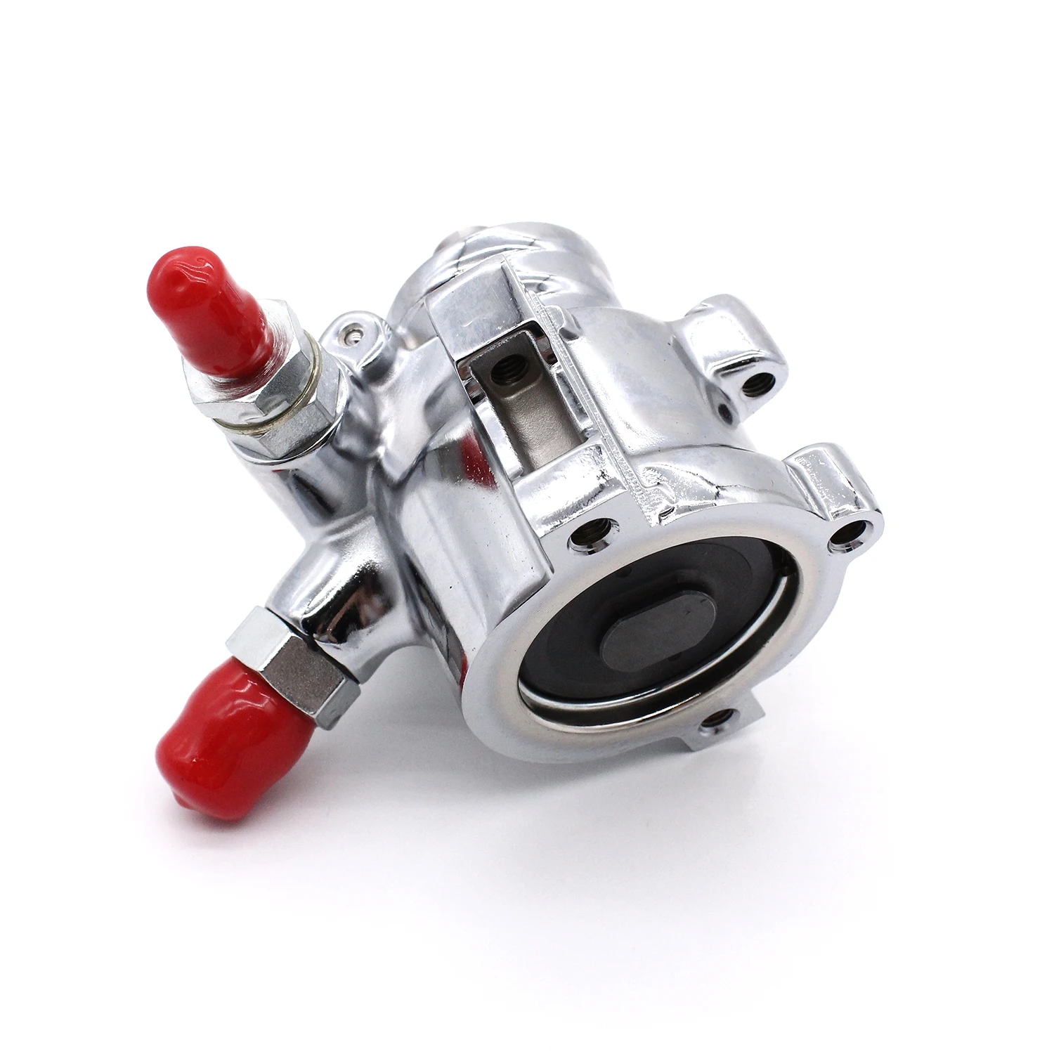 Bomba de direção hidráulica Chrome para Chevrolet GM Saginaw TC Tipo 2, Acessórios de substituição do carro, Novo, 1980-2001, 1Pc