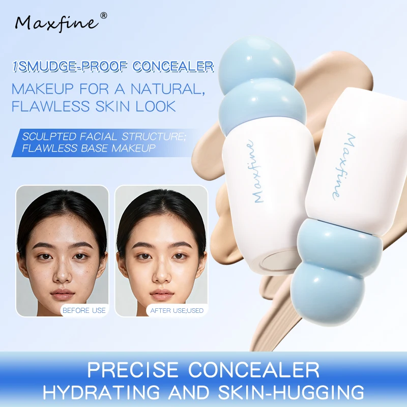 Contour Concealer Brightening Liquid, Even Skin Tone Long‑wearing Non‑heavy, Partial Correction for Tear Trough Blemishes Base M