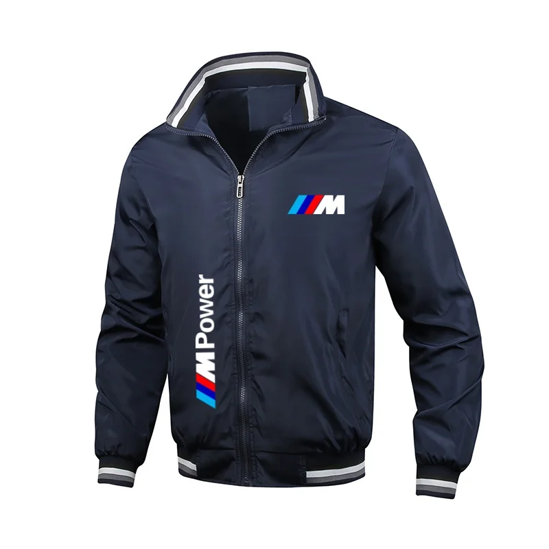 

NEW Fashionable and Trendy Motorcycle Riding Jacket, Windproof and Assault Jacket, Printed Collar Zipper Jacket, Threaded Cuffs,