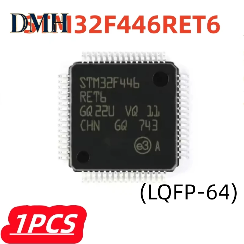 1Pcs/lot 100% New STM32F446RET6 STM32F446RE STM32F446 STM32F LQFP64 Original Microcontroller Chipset
