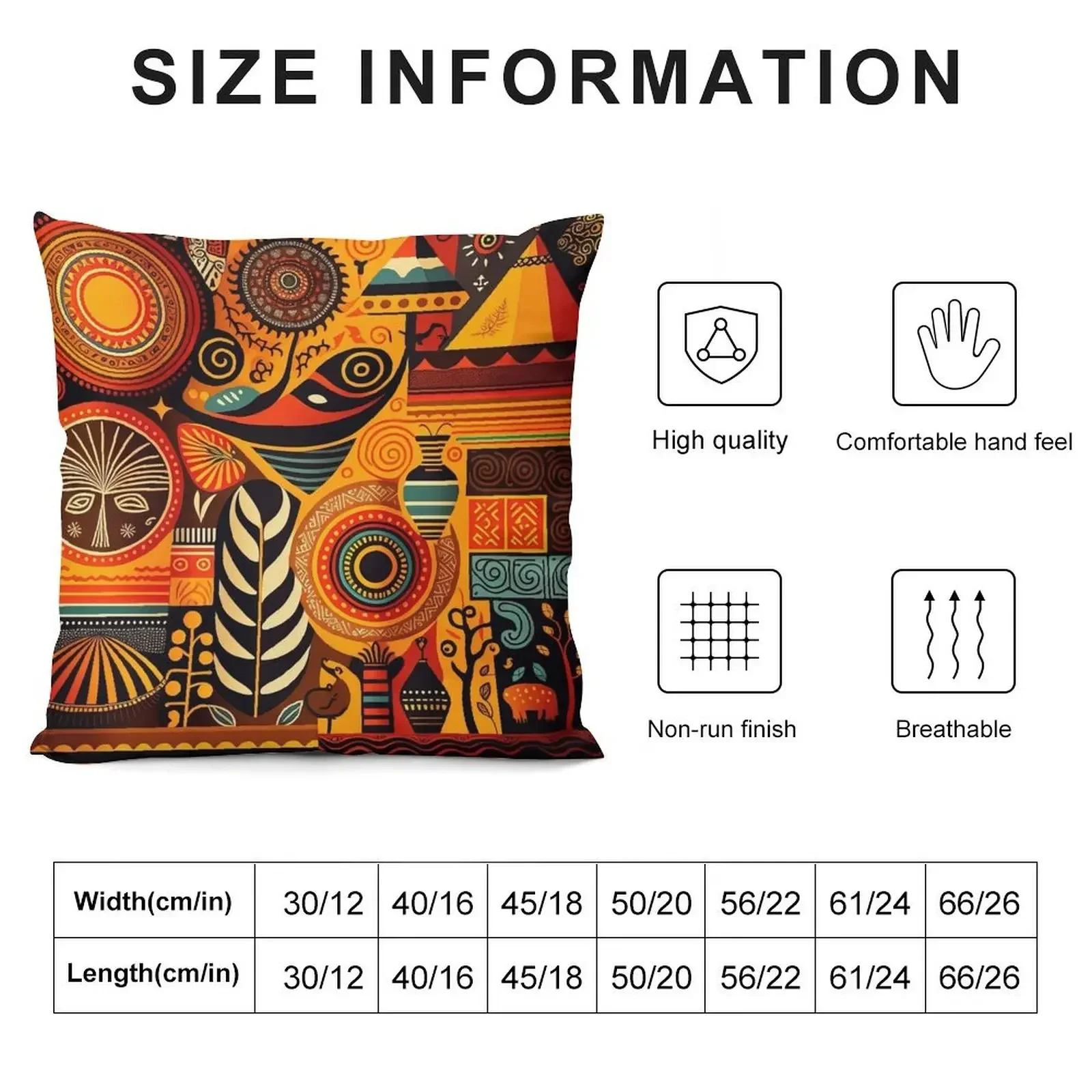 African motifs in vibrant colours, beauty and fashion (2) Throw Pillow Cushion Covers For Living Room ornamental pillows pillow