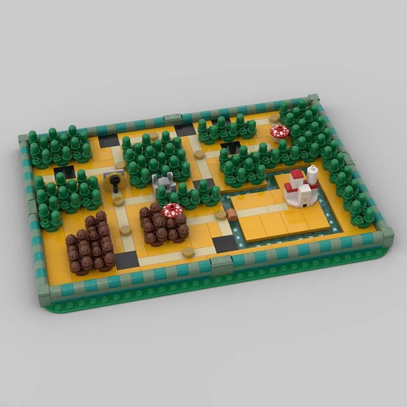 Nouveau 773 pièces jeu film Super Maring série mondiale prairies carte modèle bricolage idées créatives enfant jouet assemblage Puzzle cadeau d'anniversaire