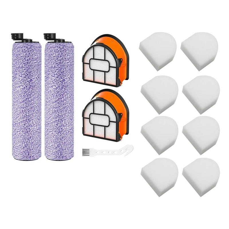 Accesorios de filtro de cepillo de rodillo para aspiradora Shark WDB1F2 WD201 WD201C WD100 para hidrovac XL 3 en 1