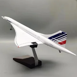 50CM 1:125 Scale Plane Concorde Air France British Airline Air Force One Model Airplane Resin Airframe Aircraft Gift Display