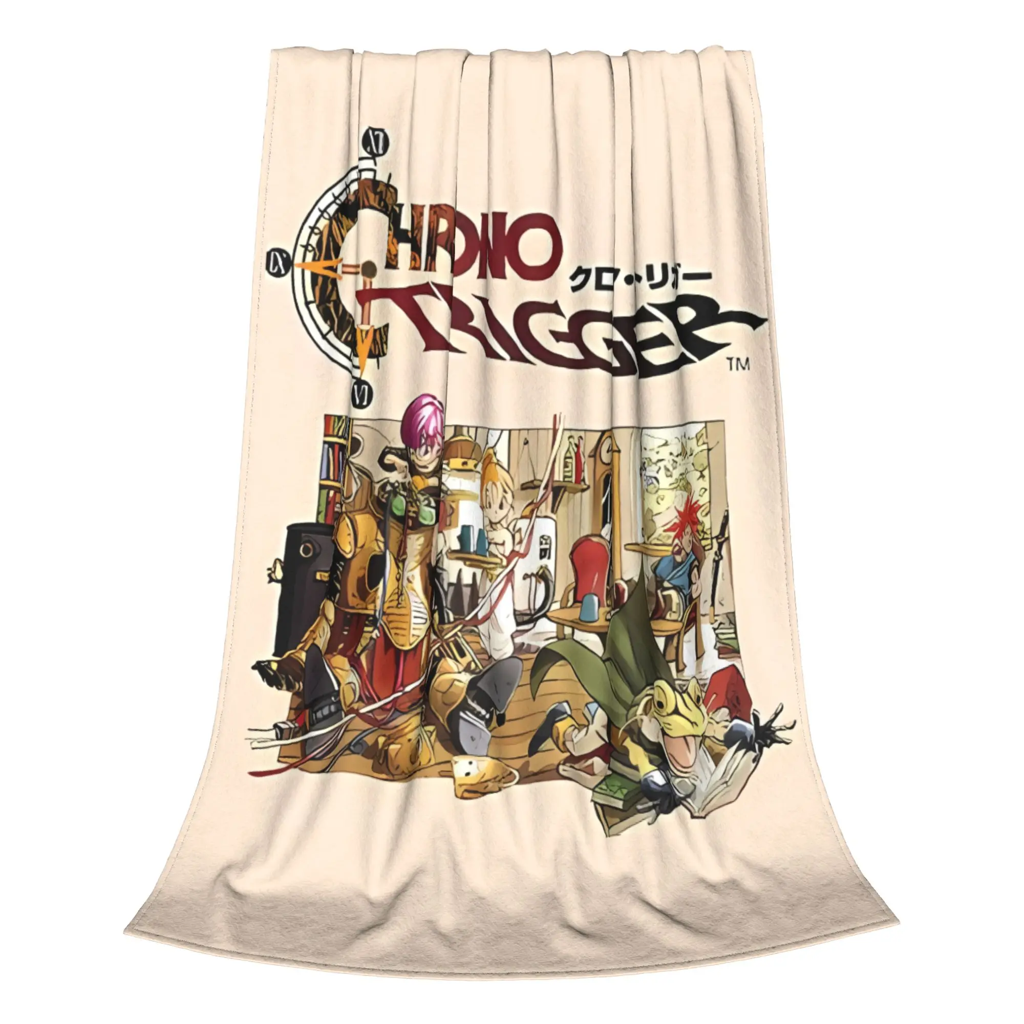1PC Home Cute Room Decor anime rpg Blanket Throw Blanket Chrono Trigger Novelty Warm Blanket All Season