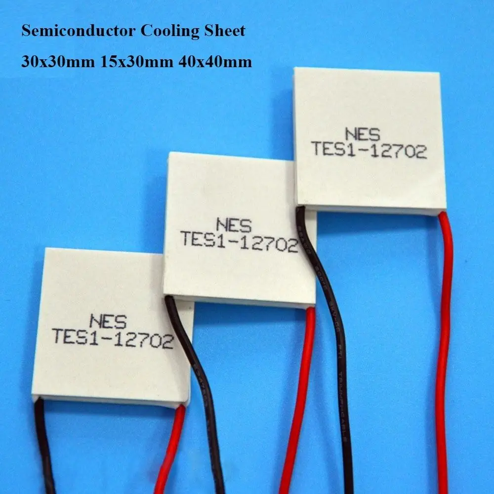30x30mm Semiconductor Cooling Sheet 15x30mm 5 Styles Refrigeration Plate TES1-12704 TES1-07102 Mobile Phone Cooling