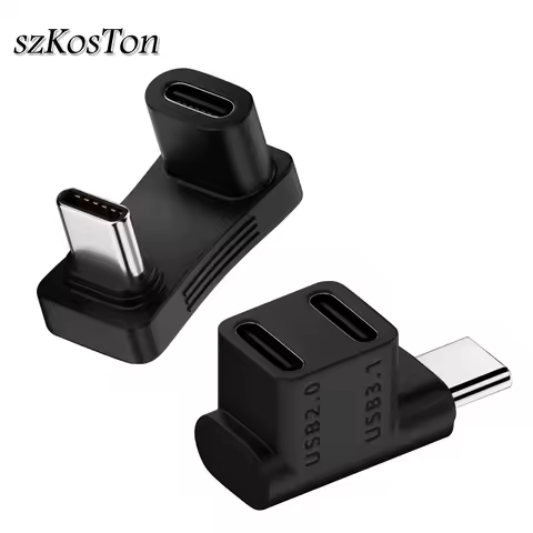 USB C Adapter for Steam Deck Game Console 4K@60H U Shape USB-C to C 2 In1 Male To Female Converter for Steam Deck Accessories