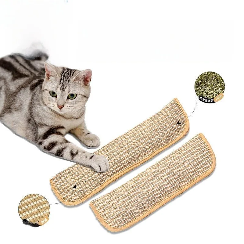 

Многофункциональная хлопковая игрушка-доска для чистки зубов и стачивания когтей для кошек со вкусом мяты, средний размер