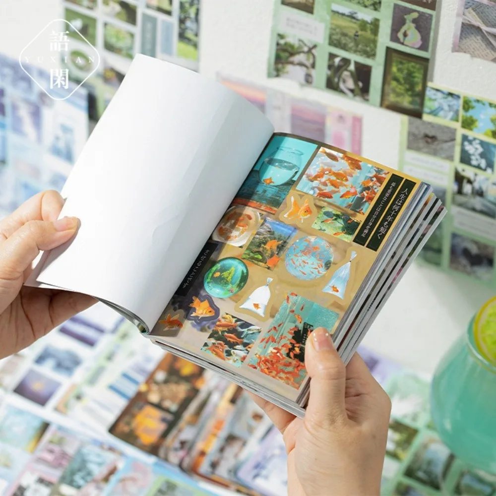 

20PCS MINKYS Decorative Stickers Book Limited Time Series Retro Memo Pads Material Stickers Japanese Style Kpop