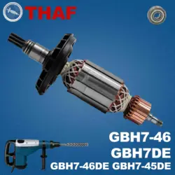 AC 220V 240V GBH7-46 GBH7DE Armature Rotor For BOSCH GBH7-46DE Hammer Drill Spare Parts Rotary Hammer GBH 7-46 DE GBH 7 DE