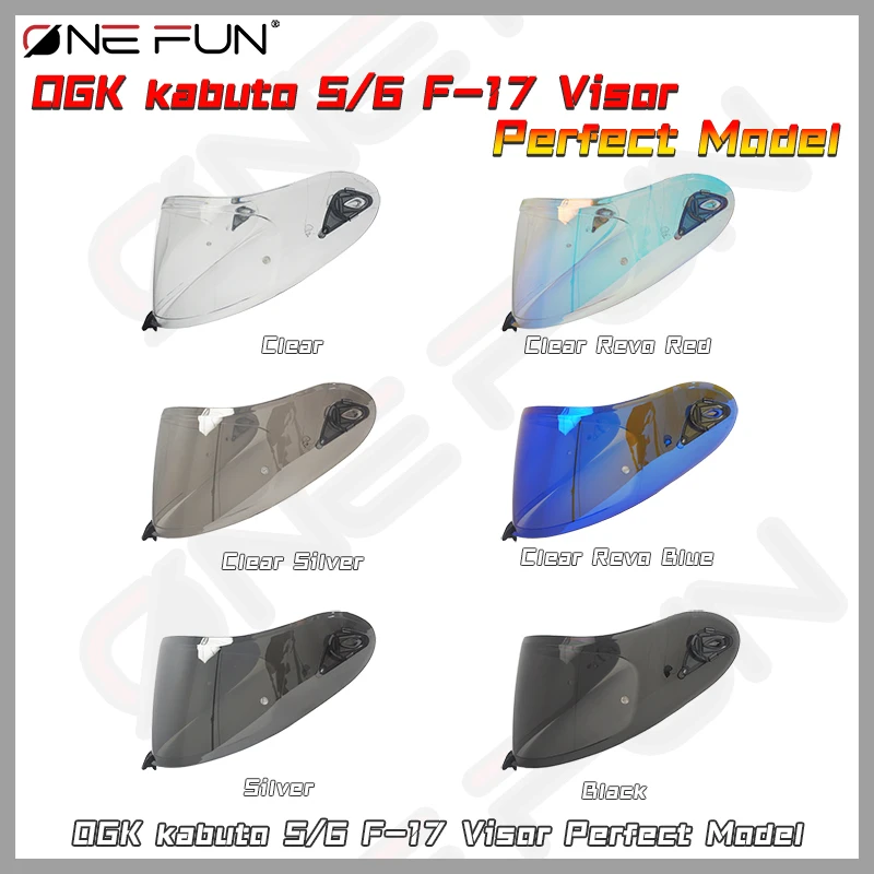 

For OGK Kabuto Aeroblade 5/6 F-17 Motorcycle Helmet Photochromic Visor Anti-Fog UV400 Quick Release Dual Lens Bike Accessories