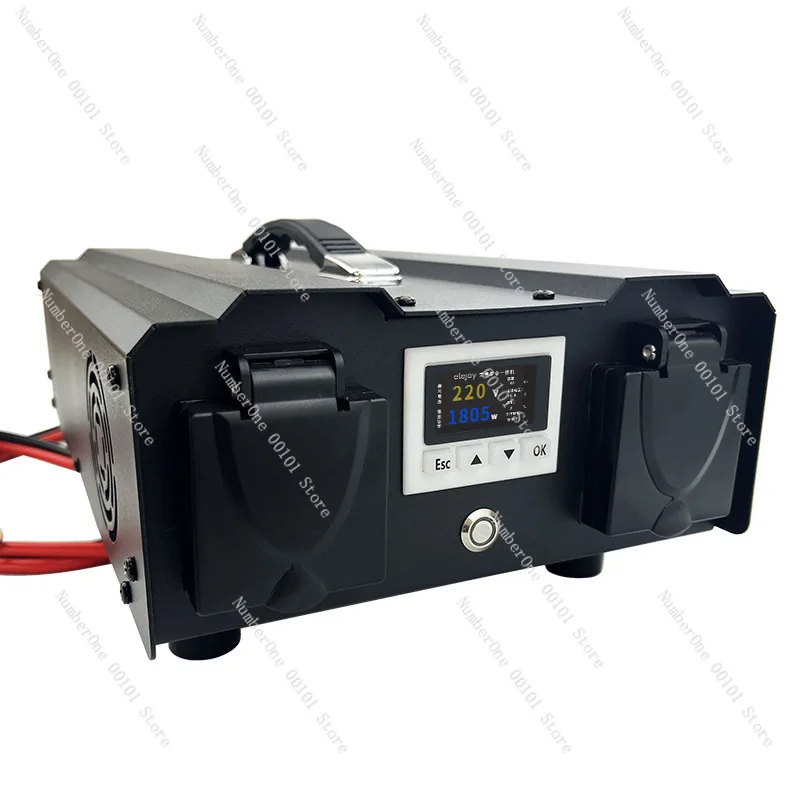 2000W Charging Inverter All-in-One 24V48V60V72V to 220v Bidirectional Inverter Energy Storage Car Power Supply