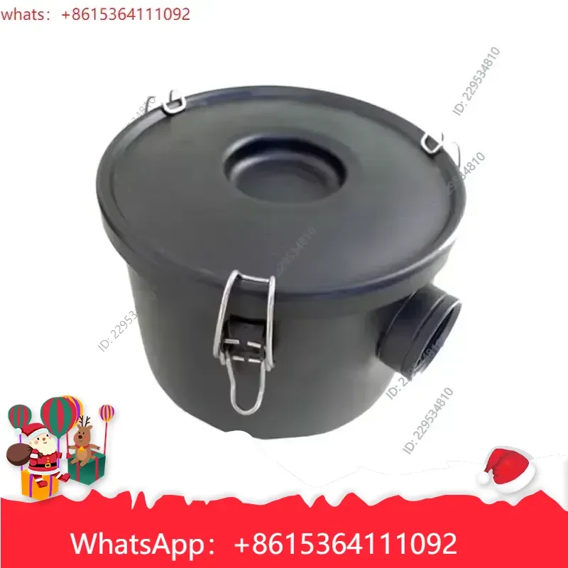 de alta calidad 1pc Vacuum Pump Intake Filter Housing for Ste Pipeline Dust Impurity Filter Repair Compatible For Model，1pc