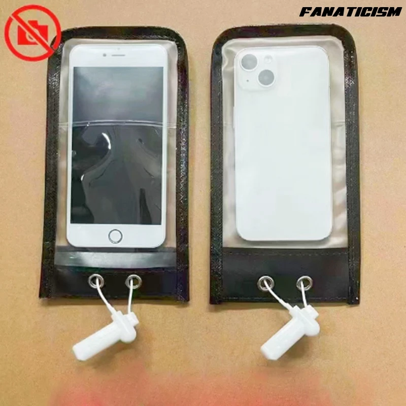 50 Sets High-quality PU leather + PVC Phone Bag Anti Camera Bag Privacy Phone Pouch For Wedding Party & Confidential Use view 4