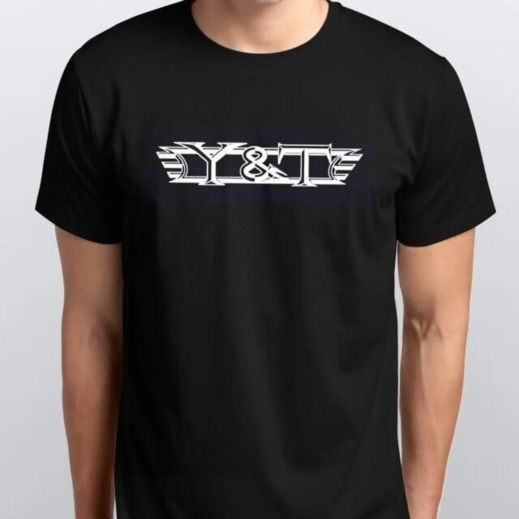 Y&T T-SHIRT All sizes S M L XL XXL colours Black White