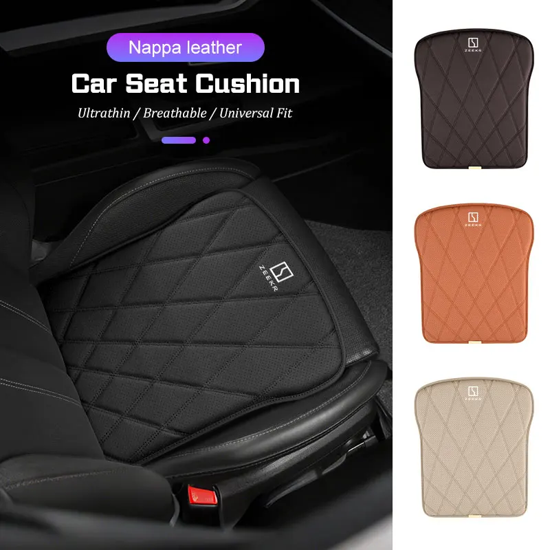 

Leather Car Seat Cushion For ZEEKR X 001 007 FR 009 Zeekr 7X 2025 2021 Four Seasons Anti-slip Pad Protective Cover Accessories