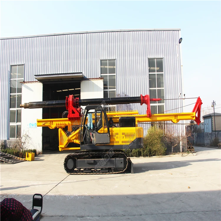 20m Long Auger Drill Machine Hydraulic Auger Drilling Rig