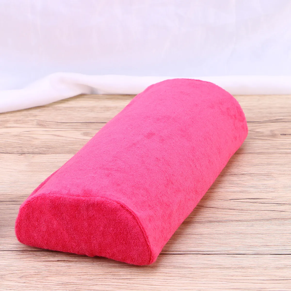 Light Purple Nail Cushion Manicure Wrist Pillow for Salon Home Use Washable Foldable Comfortable Arm Support Hand Rest Pad Wrist