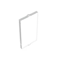 Gobricks GDS-879 Glass for Window 1 x 2 x 3 Flat Front compatible with 60602 DIY Educational Building Blocks Technical 3