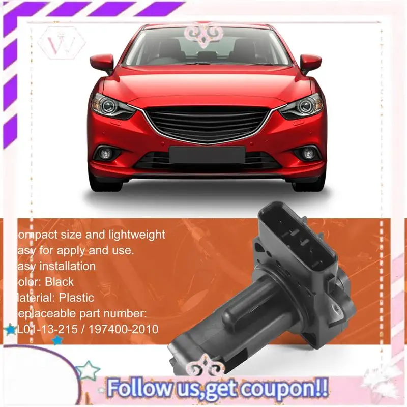 

Top-Rated Mass Air Flow Meter Maf Sensor Fit For Mazda 3 5 6 Protege Mx-5 Miata Zl01-13-215 197400-2010