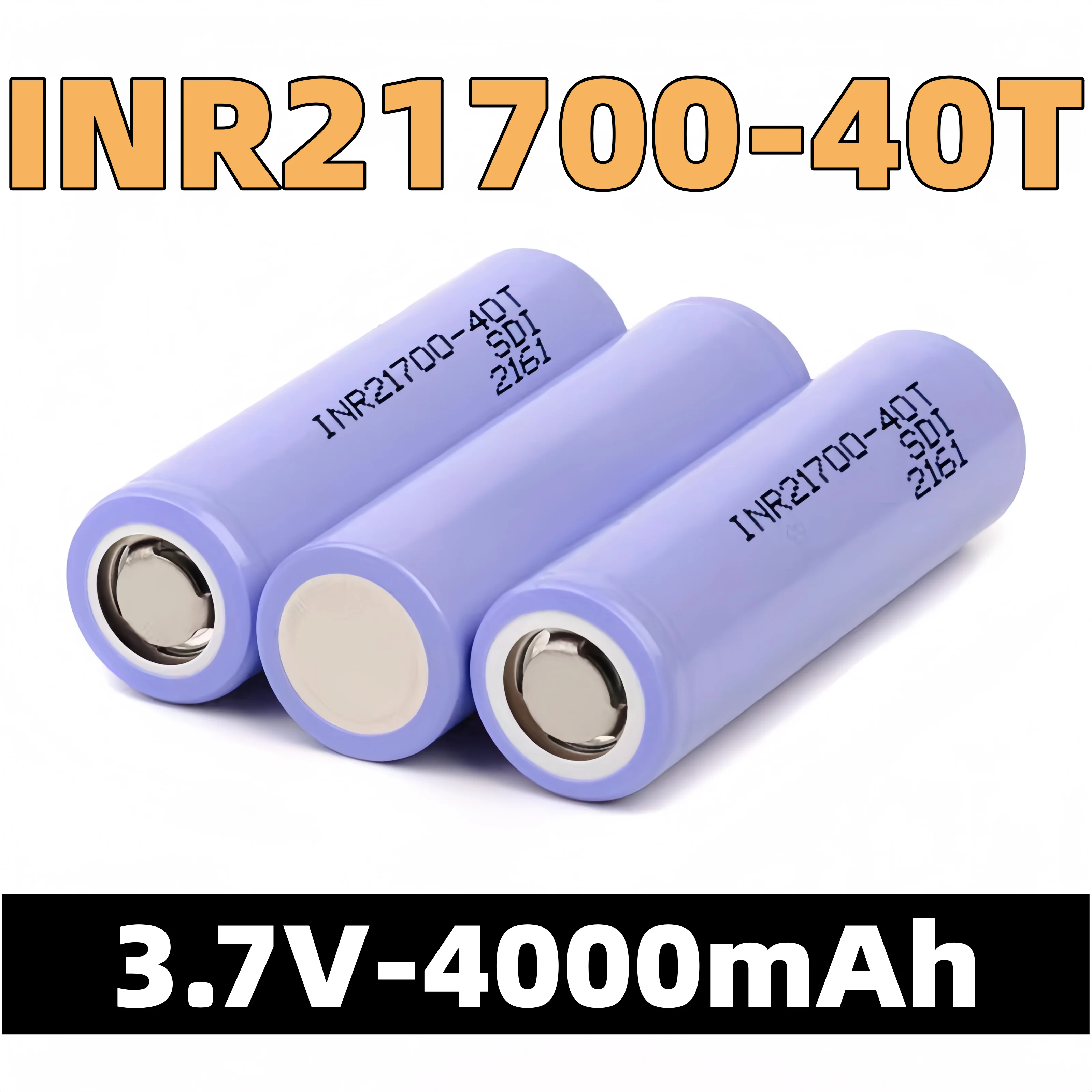 High Current 30A 21700 Li-ion Battery 3.7V 4000mAh Rechargeable Cell For RC Aircraft Power Tools